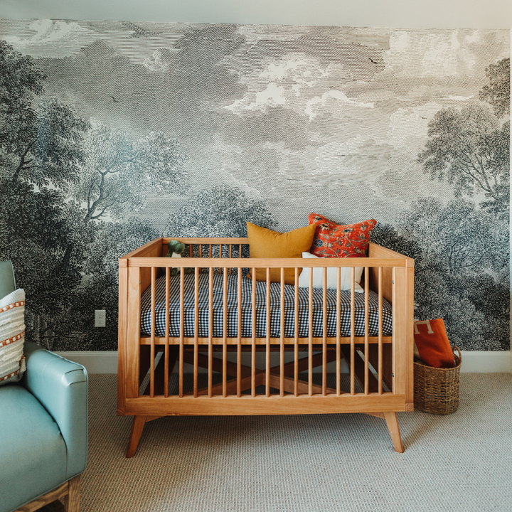 Retro Convertible Crib in Hazelnut