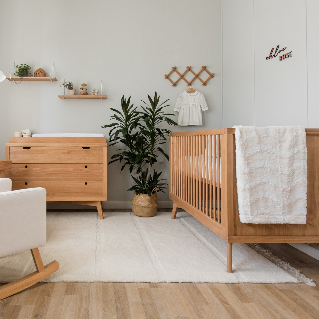 Cloak Retro 3 in 1 Convertible Crib Color Hazelnut