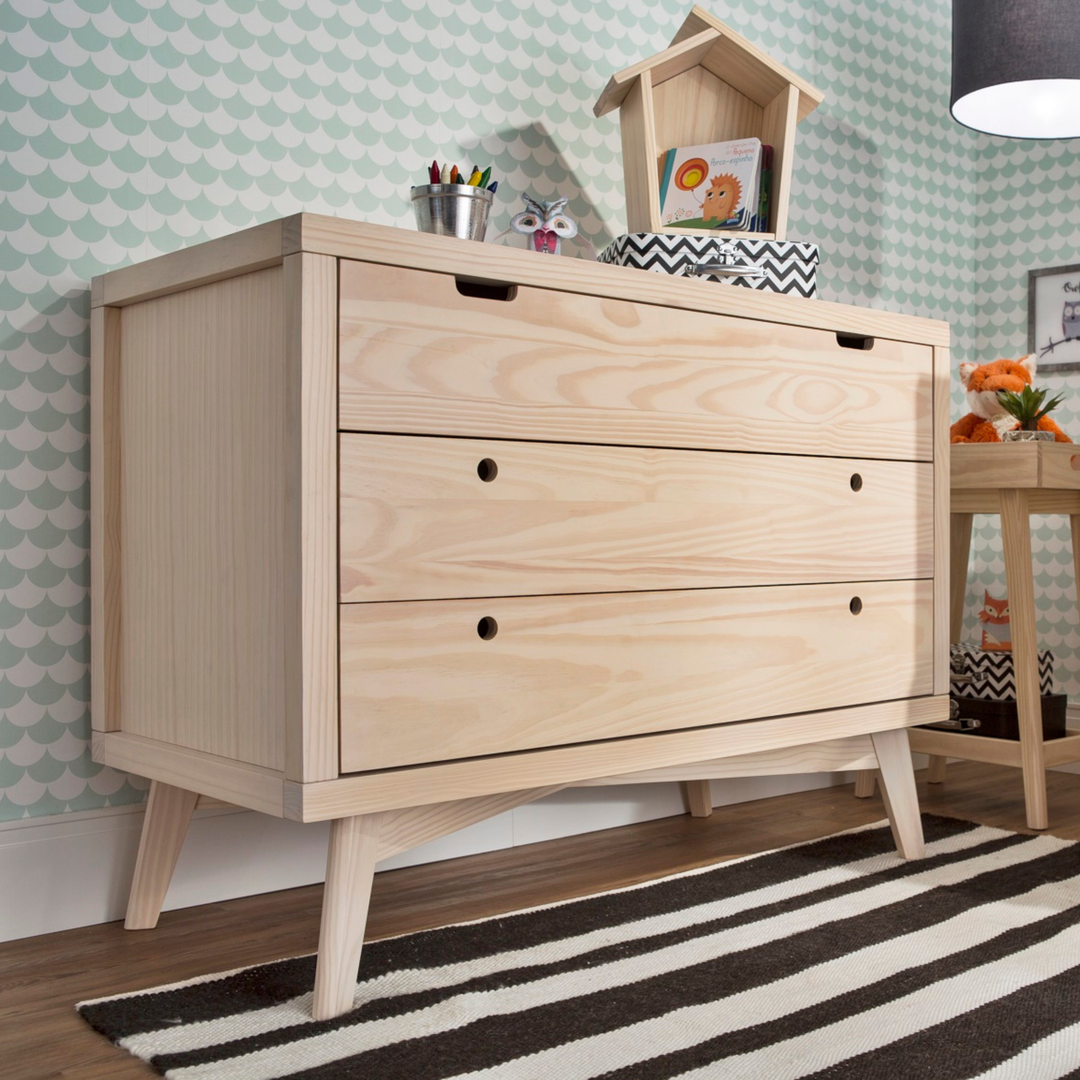 Retro Dresser in Natural Washed