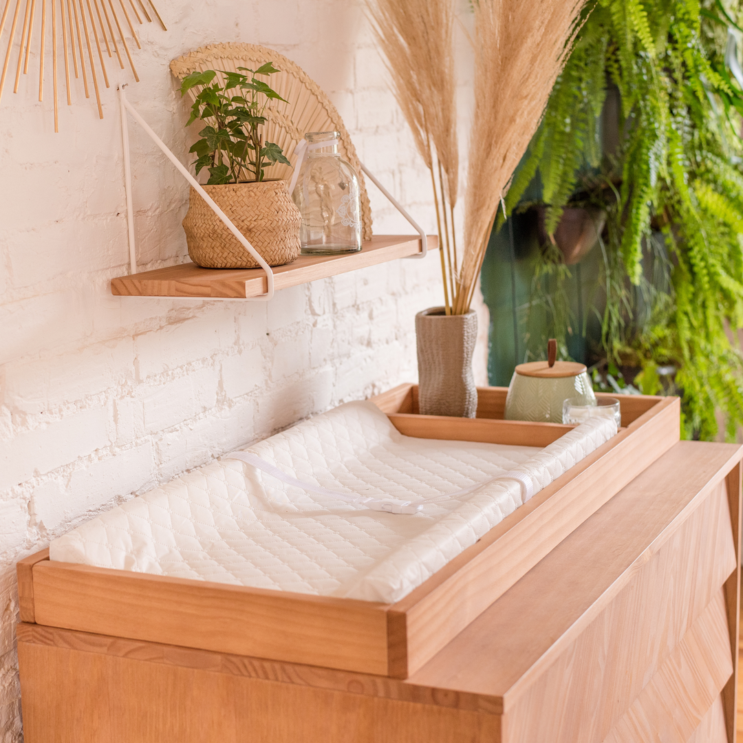 Simply Nursery Retro Changing Tray Modern Wood Baby Furniture