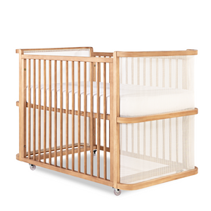 Samba Convertible Crib in Hazelnut - Fabric