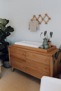 Mid-Century 6 Drawer Dresser in Hazelnut