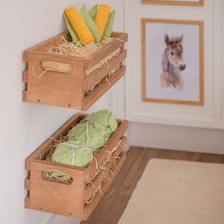 Market Box Shelf in Hazelnut