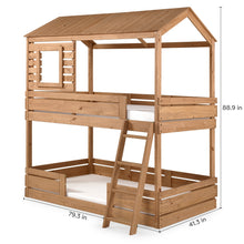 Solid Wood Bunk Bed