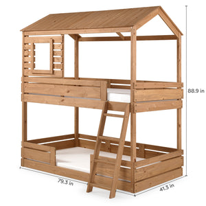Solid Wood Bunk Bed