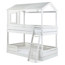 Solid Wood Bunk Bed White