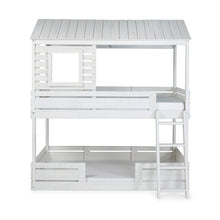 Solid Wood Bunk Bed White