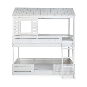 Solid Wood Bunk Bed White